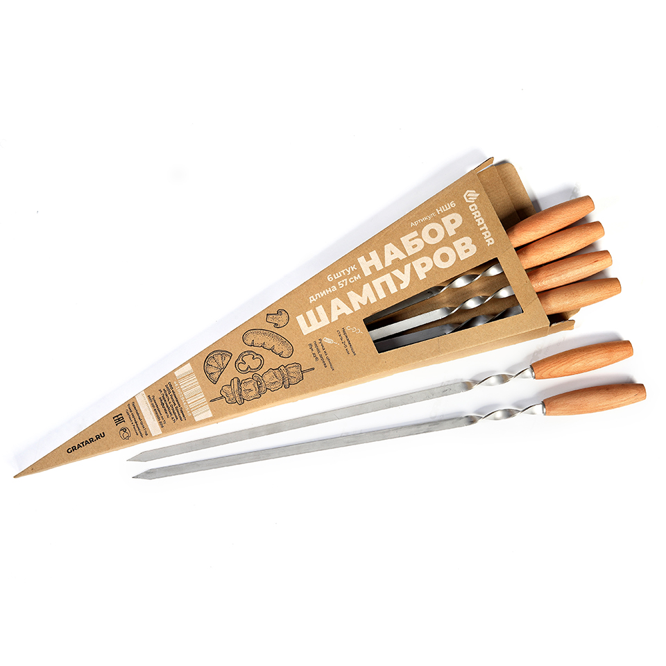 Фото Набор шампуров Gratar НШ 6