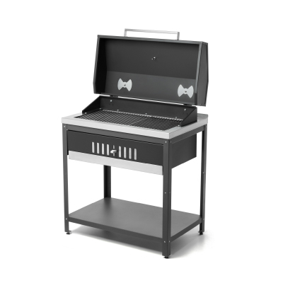 Гриль Patior G850 - вид сбоку крышка открыта